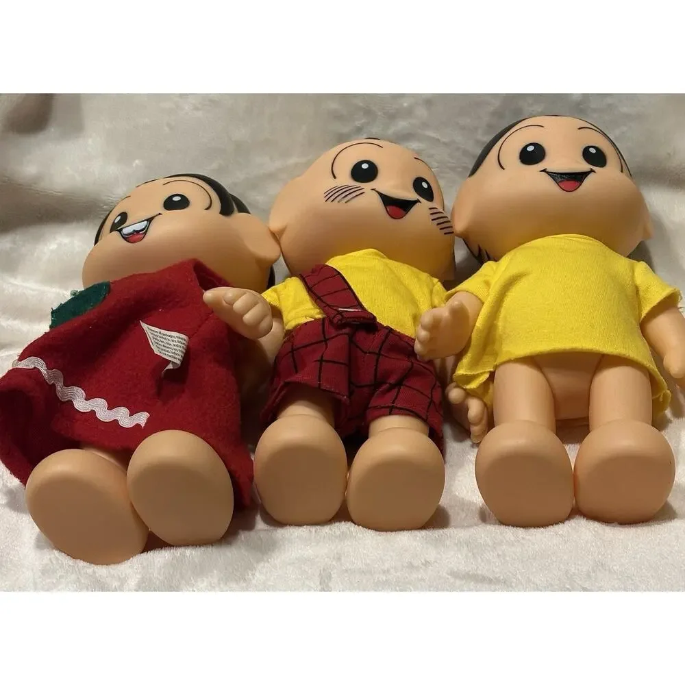 Brazilian Dolls Boneca Monica Classicos 3 Dolls RARE Turma da Boneca Cebolinha